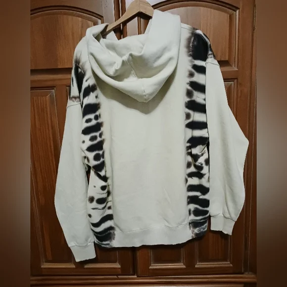 Free People Washed It's A Vibe Hoodie X-SMALL Sweatshirt Tie Dye - Picture 2 of 10